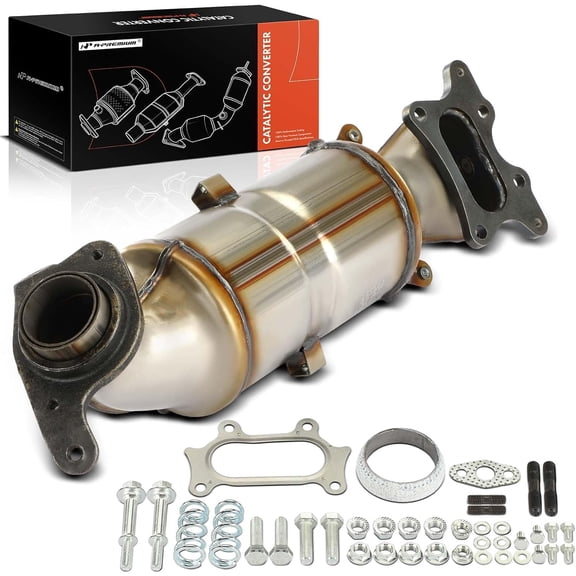 A-Premium Front Catalytic Converter Kit Direct-Fit Compatible with Honda Civic 2006 2007 2008 2009 2010 2011, L4 1.8L, EPA Compliant