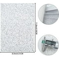 thumbnail image 4 of 6 Pieces 8x12 Inch (21x30cm) Faux Leather Sheets Silver Series Fine Chunky Glitter Metallic Litchi Patent Snake Skin Faux Leather Fabric for Bow Earring Making DIY Craft, 4 of 5