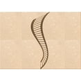thumbnail image 1 of Ahgly Company Machine Washable Indoor Rectangle Transitional Moccasin Beige Area Rugs, 3' x 5', 1 of 7