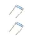 thumbnail image 3 of bedienty Smart Phone Back Clip Portable Adjustable Detachable Anti-lost Anti-corrosive Replacing Travelling Outing Chain Blue Silver 2Set, 3 of 6