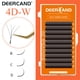 thumbnail image 1 of DEERCAND 0.07C/D/DD 4D Extensión De Pestañas En Forma De W Prefabricado Visón artificial decemars Suave Y natural, 1 of 3