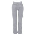 thumbnail image 4 of Krdevn Womens Pants - Women's High Waisted Casual Pants Cargo Work Pants with Multiple Pockets Lifting Comfortable Stretchy Trousers for Daily Wear,Pants for Women,Size:M, 4 of 6