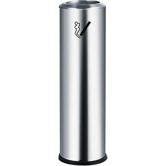 Standing Ashtray Floor Standing Ash Tray For Patio Tall Outside Ashtrays for Cigarette Butt Disposal Commercial Metal Smokers Cigar Ash Tray Container