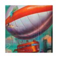 thumbnail image 1 of Blooming Blimp Surrealism - Canvas, 1 of 10