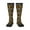 2 Black-1, variant on traditional Elephant Print Contrast Color Stockings, Elastic Sports Socks Warm Socks Clothing Accessories, Adult Unisex