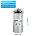 thumbnail image 2 of Capacitor de arranque Uxcell CBB65 30+5uF, 30+5mfd 1Pcs CA 450V con caja de aluminio y 3 terminales, 2 of 5