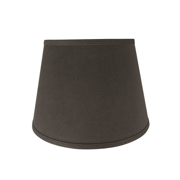 Aspen Creative 58952 Transitional Hardback Empire Shape UNO Construction Lamp Shade in Dark Brown, 13" Wide (9" x 13" x 9")