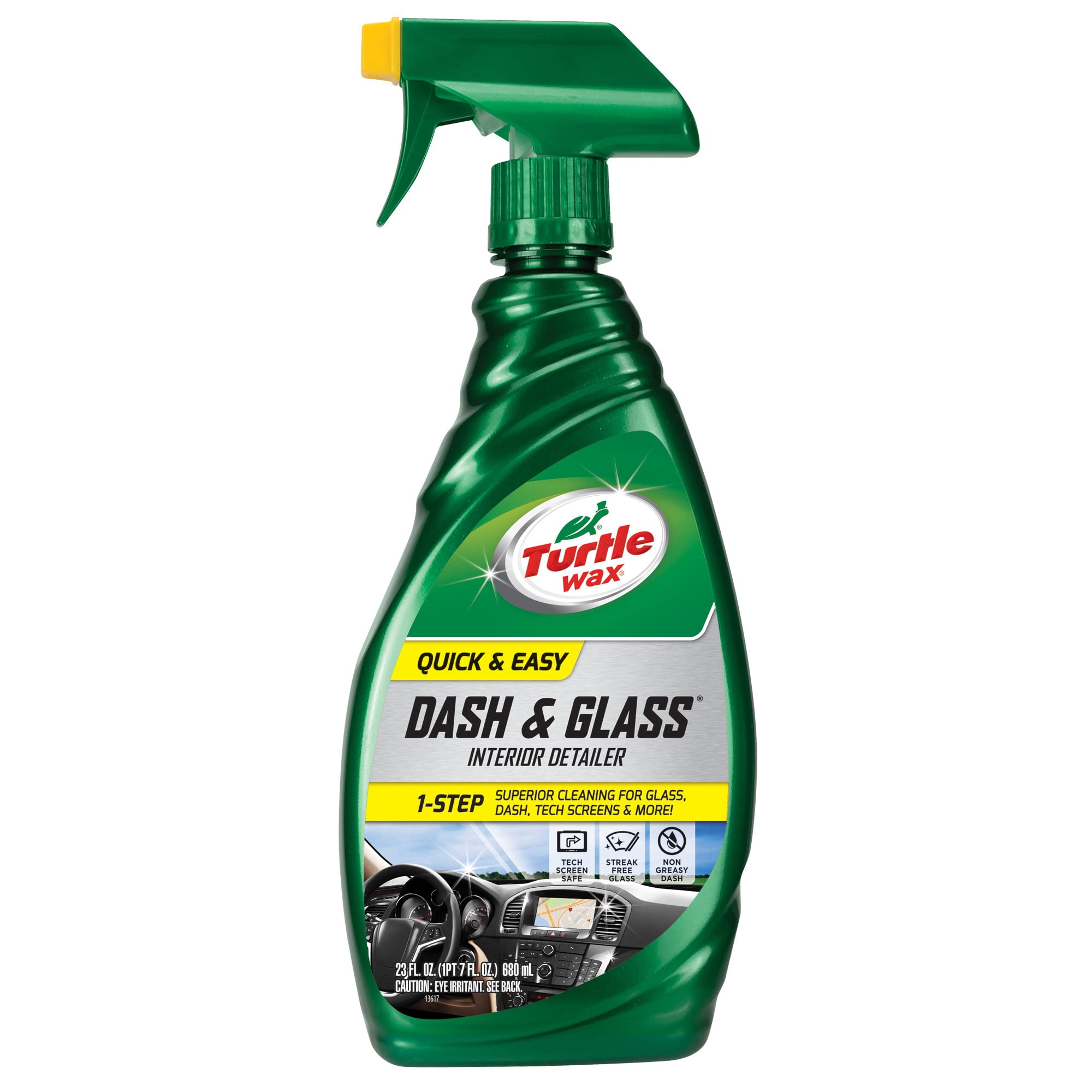 Turtle Wax Quick and Easy Dash and Glass Interior Detailer, 23 oz