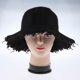 thumbnail image 4 of Sombrero Fedora cálido de invierno de ala  de vaquero occidental Vintage para mujer rojo Colco Sombrero cálido de invierno para mujer, 4 of 7