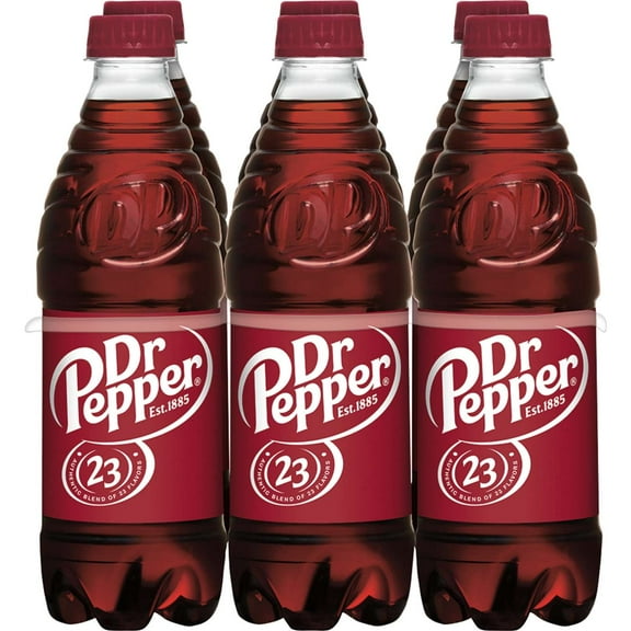 Dr Pepper Soda .5 L Bottles - 6 pk