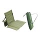thumbnail image 2 of Silla de piso para playa, asiento para adultos, tumbona plegable resistente con bolsa de transporte para viajes, montañismo, senderismo, camping, etc. Verde, 2 of 8