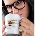 thumbnail image 2 of 3dRose, A cute little pilot flying a vintage biplane aircraft., 11oz Mug, 2 of 7