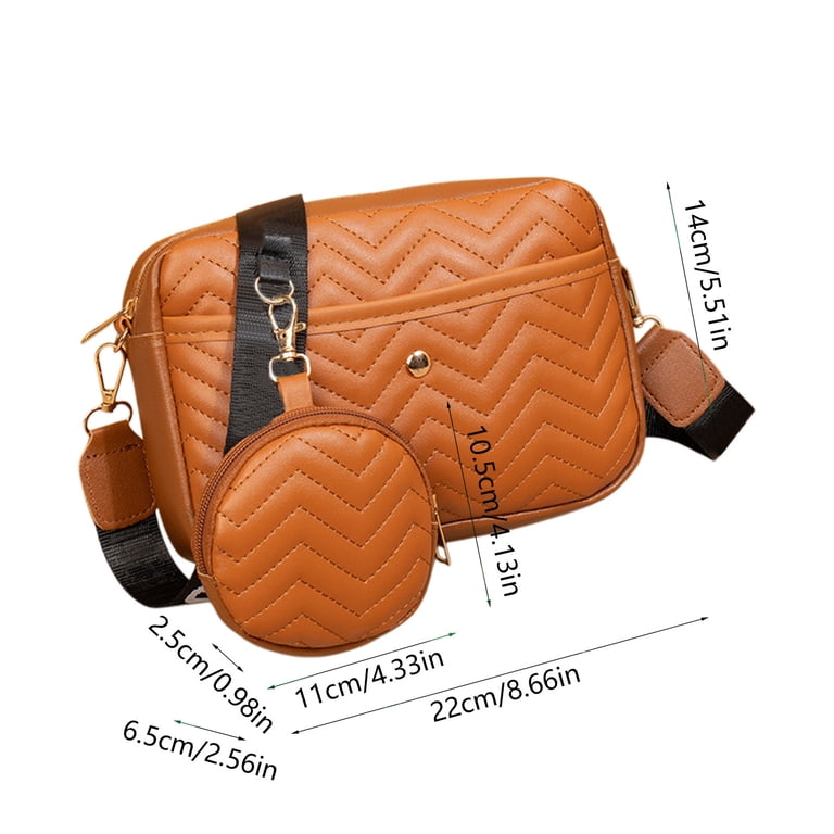 Fashion bag with wallet color brown Versatile Crossbody Bag With Wallet main image 3
