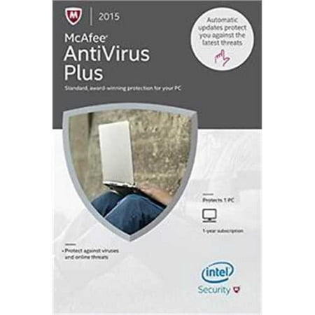 McAfee 2015 AntiVirus Plus, 1 PC