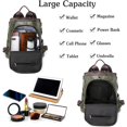 thumbnail image 5 of SPEKSEE PU Leather Backpack Purse for Women, Convertible Anti‑theft Travel Backpack, Large Capacity Casual Daypack, Multi‑Pocket Shoulder Bag with Headphone Hole for Work Travel Daily Use, 5 of 7