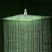 16 ‘ سقف رأس دش Led / جدار حامل كروم بخاخ مربع مطر أولتراثين تاب