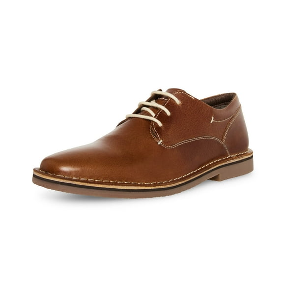Zapato Steve Madden Harpoon Oxford para hombre, madera y piel