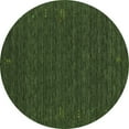 thumbnail image 1 of Ahgly Company Indoor Round Abstract Green Contemporary Area Rugs, 7' Round, 1 of 1