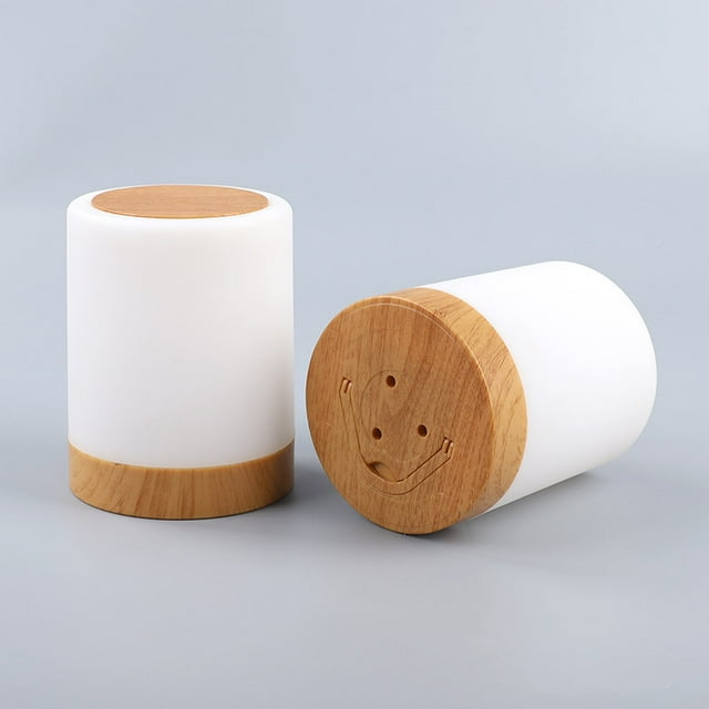 Lámpara de noche decorativa colorida y creativa con LED de color ajustable, lámpara de mesa para dormitorio, luz de ambiente para mesita de noche con luz para dormir sin control remoto