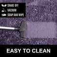 thumbnail image 5 of Dwelke Fluffy Shag Area Rugs Soft Fuzzy Shaggy Rugs for Girls Bedroom Kids Room Carpet Furry Throw Dorm Rug , 4'x6',Gray Purple, 5 of 6