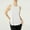 White, variant on TAGOLD Summer Casual Tops,Plus Size T-shirt Blouse for Womens, Women's New Solid Color Irregular Hem Loose Sports Breathable,Round-Neck Tank Top