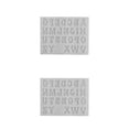 thumbnail image 1 of Bearachild Mousse moldes accesorios encantadores A-Z letras en inglés molde en relieve DIY artesanía Candy Casting Die Capital/gris claro Capital/Gris Claro 2piezas, 1 of 6