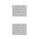 thumbnail image 1 of Bearachild Mousse moldes accesorios encantadores A-Z letras en inglés molde en relieve DIY artesanía Candy Casting Die Capital/gris claro Capital/Gris Claro 2piezas, 1 of 6