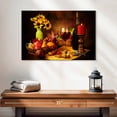 thumbnail image 2 of Elephant Stock Wine Fruit And Nuts Wall Art - Horizontal Canvas Wall Art - Kitchen Wall Decor - Food And Drink Canvas - Black And Brown Decor - 24" x 16", 2 of 8