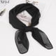 thumbnail image 2 of Silk Scarves Handkerchief Silk Feeling Scarf Medium Size Thin and Soft Gift for Girls or Ladies 65*65cm, 2 of 5