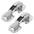 thumbnail image 1 of KAKOWELY 2 Pcs Charnières Tampon Robustes en Acier Inoxydable pour Portes d'Armoire Fermeture Silencieuse Charnières à Ressort pour Usage Domestique Portes de Garde-Robe et Placards, 4.45x"X1.69"X1.38 Pouces, 1 of 5