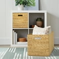 thumbnail image 2 of Better Homes & Gardens Fabric Cube Storage Bins (12.75" x 12.75"), Natural, 2 Pack, 2 of 7