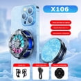 thumbnail image 3 of X106 Magnetic/Back-clip 2IN1 Semiconductor Radiator Digital Display Fast Cooling 3 Gears Adjustable Heat Sink for IPhone Tablet, 3 of 7