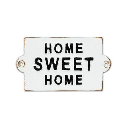 

Abbott Collection AB-27-FORGE-12 9 in. Home Sweet Home Sign White