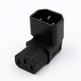 thumbnail image 1 of Adaptador de corriente IEC C14 a C13 PDU Plug/Socket Up 90 grados para, 1 of 2