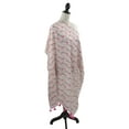 thumbnail image 2 of Womens Flamingo Print Tassels Oblong Cotton Scarf Lightweight Shawls (Pink), 2 of 4
