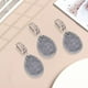 thumbnail image 3 of Juego de 6 piezas Mantel Contrapeso Mantel de piedra natural Contrapeso Abrazadera de mármol Colgante Mantel de mármol Colgante 3.5 * 4.cm (Gris) TUNC Sencillez, 3 of 5