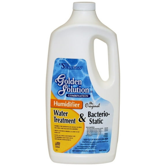 BestAir Golden Solutions Bacteriostatic Humidifier Water Treatment, 32-oz. Pack of 2