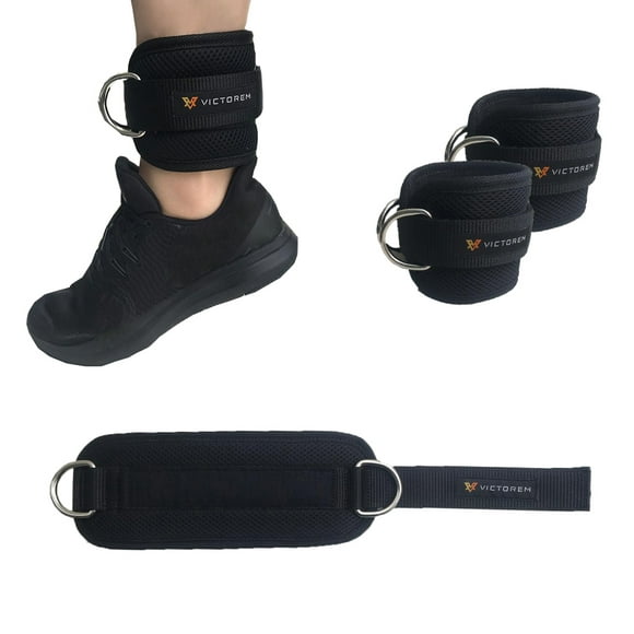 Grilletes Tobillo Gym Poleas Pesas Victorem Grilletes para Polea