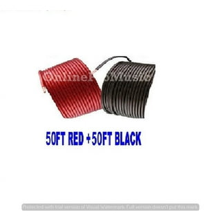 16 GAUGE WIRE RED & BLACK POWER GROUND 100 FT EACH PRIMARY