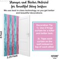 thumbnail image 6 of KatchOn, XtraLarge Pink and Blue Streamers - 8x3.2 Feet, Pack of 2 Gender Reveal Decorations | Baby Gender Reveal Backdrop Boy or Girl | Pink and Blue Backdrop for Pink and Blue Party Decorations, 6 of 7