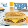 thumbnail image 2 of Great Value Sausage Egg & Chz Biscuit, 2 of 2