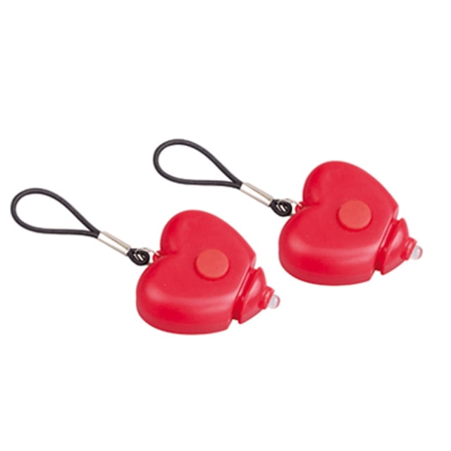 Lampara decorativa para bicicleta Jingyi de Corazon rojo 1 led JY-178.3