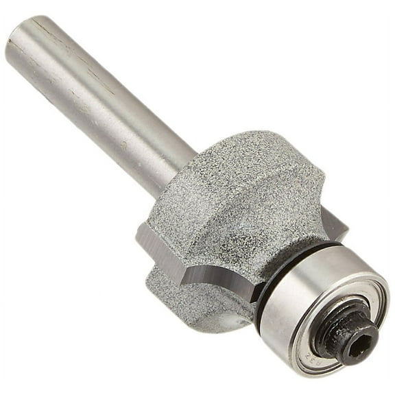 Vermont American 23131 3/16-Inch Radius Carbide Tipped Roundover and Bead Router Bit, 2-Inch Ball Bearing 2-Flute 1/4-Inch Shank
