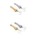 thumbnail image 1 of Señuelo de Pesca Zulema Cuchara 4 Piezas 5g 15g Anzuelo Triple Cebos Duros Metal Dorado Plateado, 1 of 2