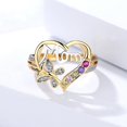 thumbnail image 5 of Anillo Del Día De La Madre Amor Corazón Mamá Anillo De Dedo Anillo De Aniversario Regalo Para Mamá Cateissary AP006762-02, 5 of 5