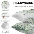 thumbnail image 5 of Sage Green Eucalyptus Leaves Throw Pillow Covers 26x26 Inch Set of 2, Farmhouse Spring Botanical Waterproof Outdoor Pillow Covers, Decorative Cushion Pillowcases for Couch, Sofa, Bed, Garden, Patio, 5 of 9