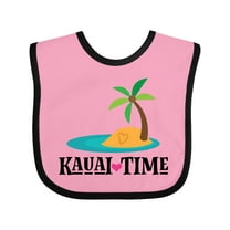 Inktastic Kauai Time Hawaii Island Boys or Girls Baby Bib