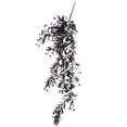 thumbnail image 1 of Plantas de flores artificiales de 78 cm, hojas de enredadera colgantes, decoración para el hogar y el jardín. Púrpura, 1 of 9