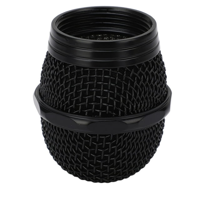 Couvercle de Maille de Microphone, Maille de Maille de Tête de Boule de Micro en Acier Trempé Coton Résistant à l'Éclatement de Maille pour Karaoké