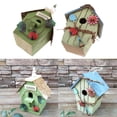 thumbnail image 1 of 2 Decorativa De Pájaros Colgantes, Hotel De Para El Del Jardín, Patio - Rural, Regalos Para Soledad Casas de aves decorativas al aire libre, 1 of 10